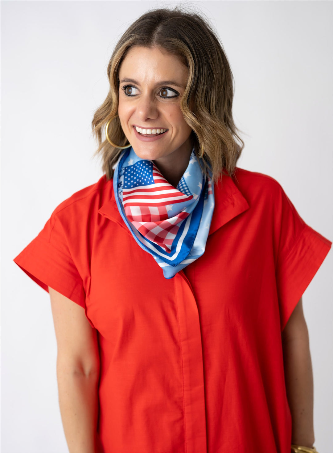 Flag Patchwork Scarf