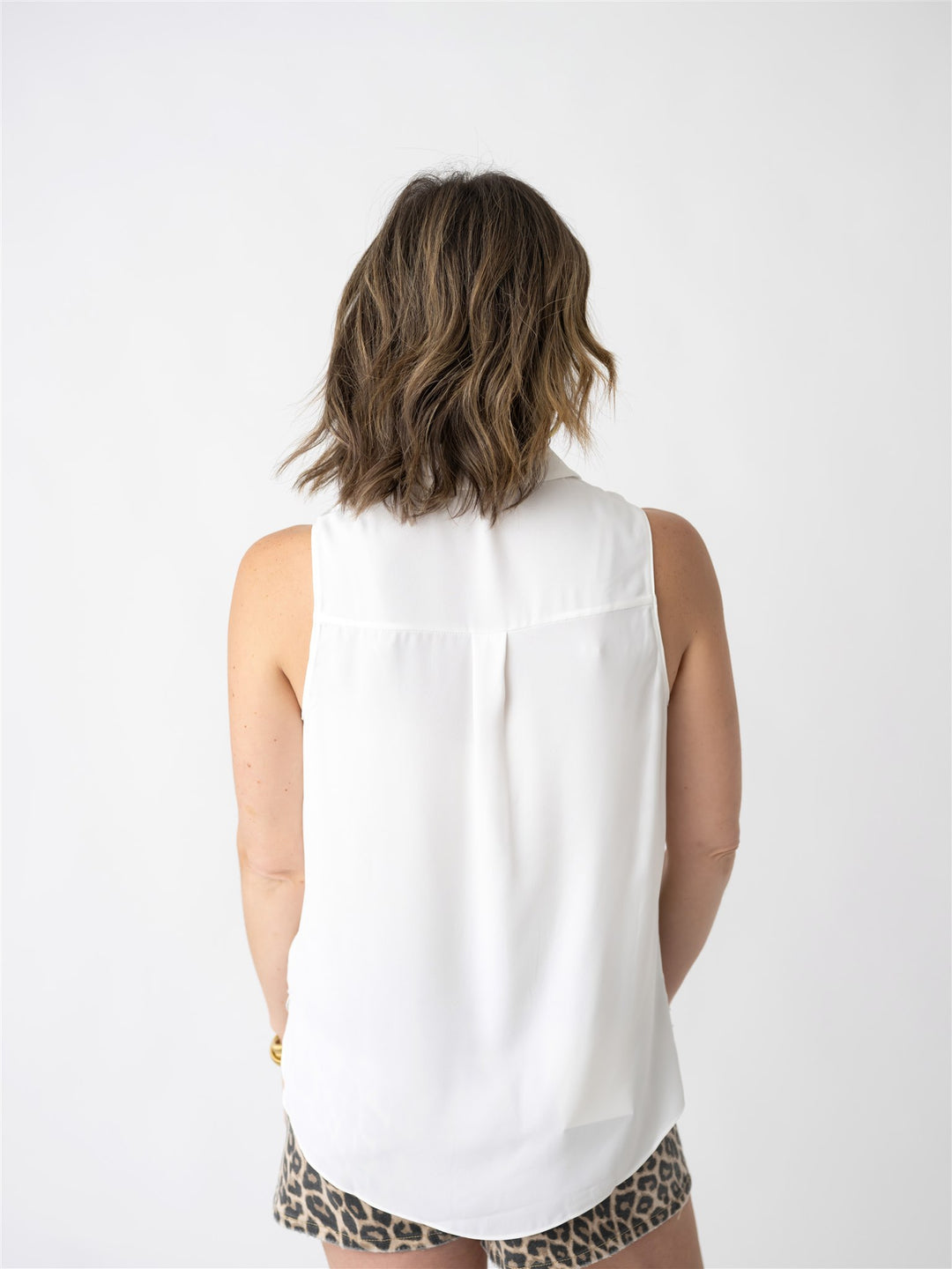 Uptown Sleeveless Blouse