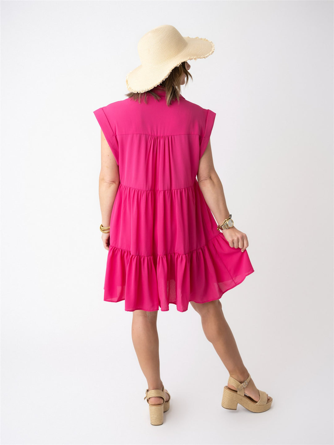 The Valencia Button Front Dress