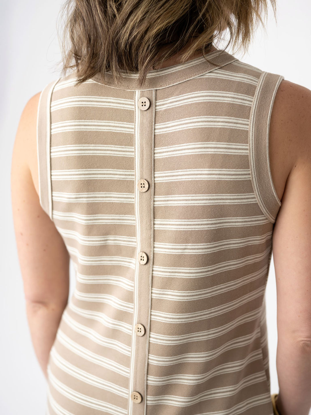 Sandbar Striped Midi