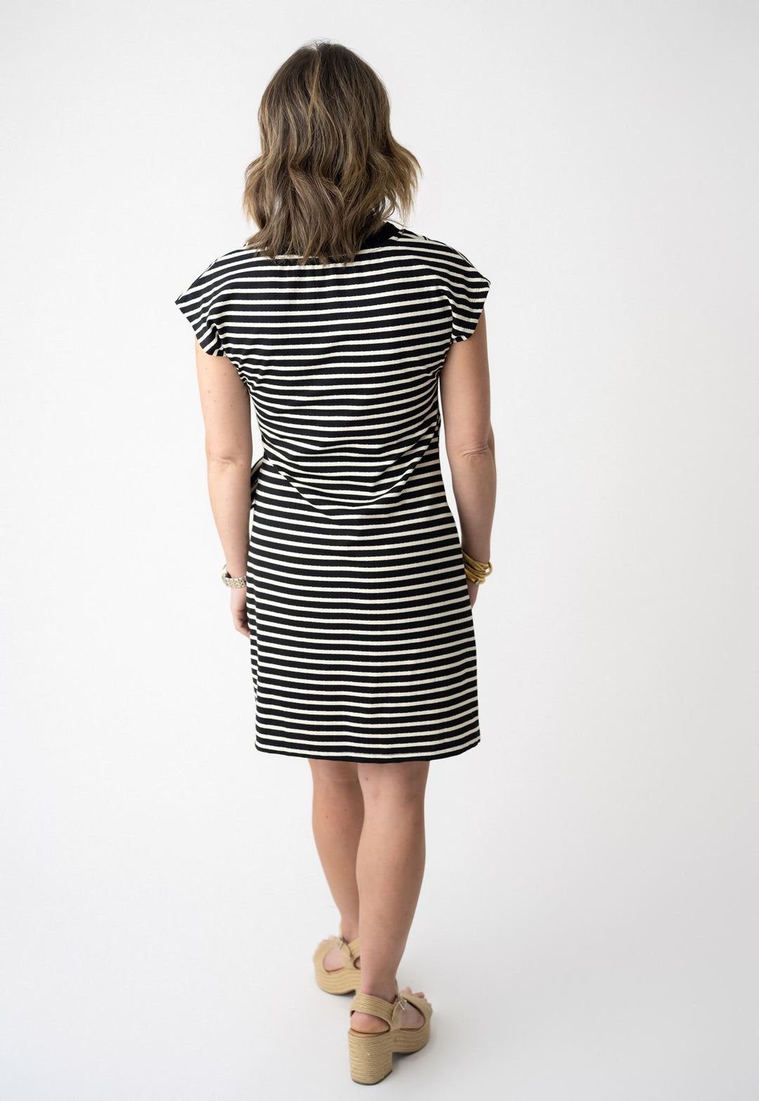 Time Out Side Tie Stripe Dress