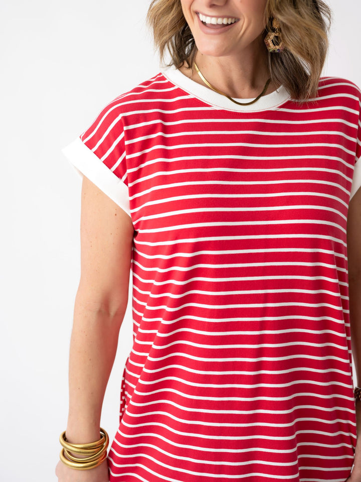 Wish You Would Cap Sleeve Dress