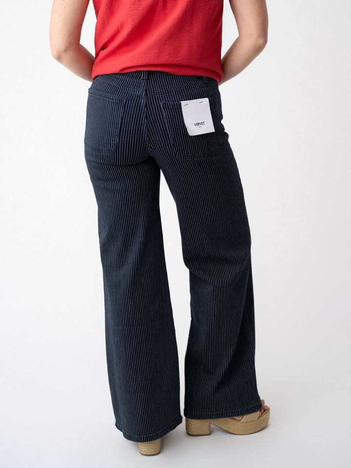 Vervet High Rise Extreme Stripe Wide