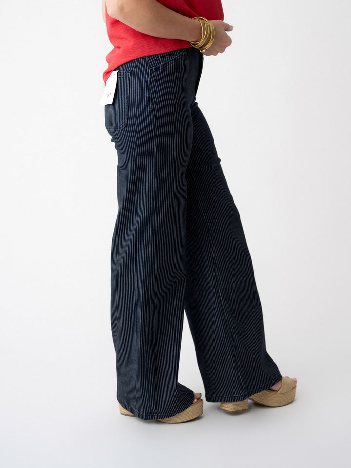 Vervet High Rise Extreme Stripe Wide