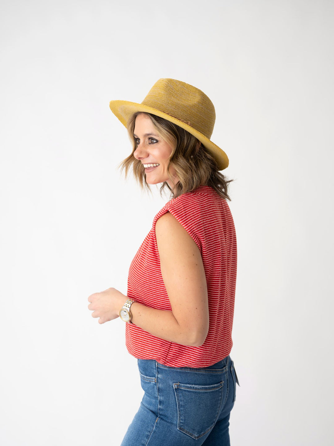 Stripe Theory Sleeveless Shirt
