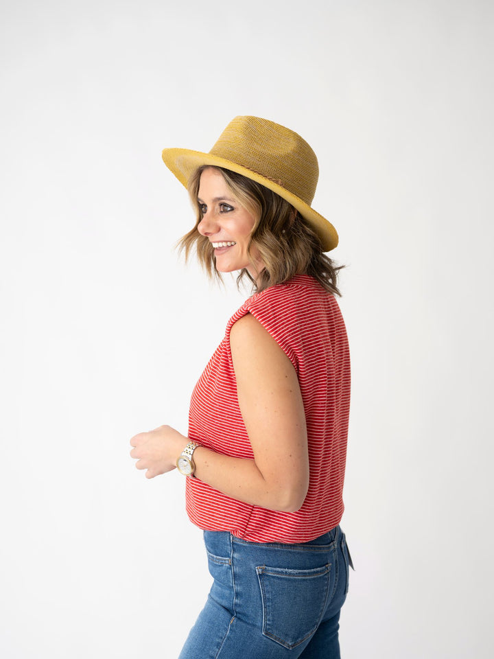 Stripe Theory Sleeveless Shirt