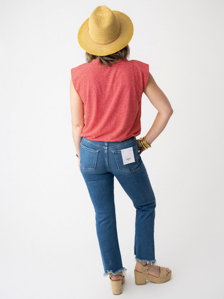 Stripe Theory Sleeveless Shirt