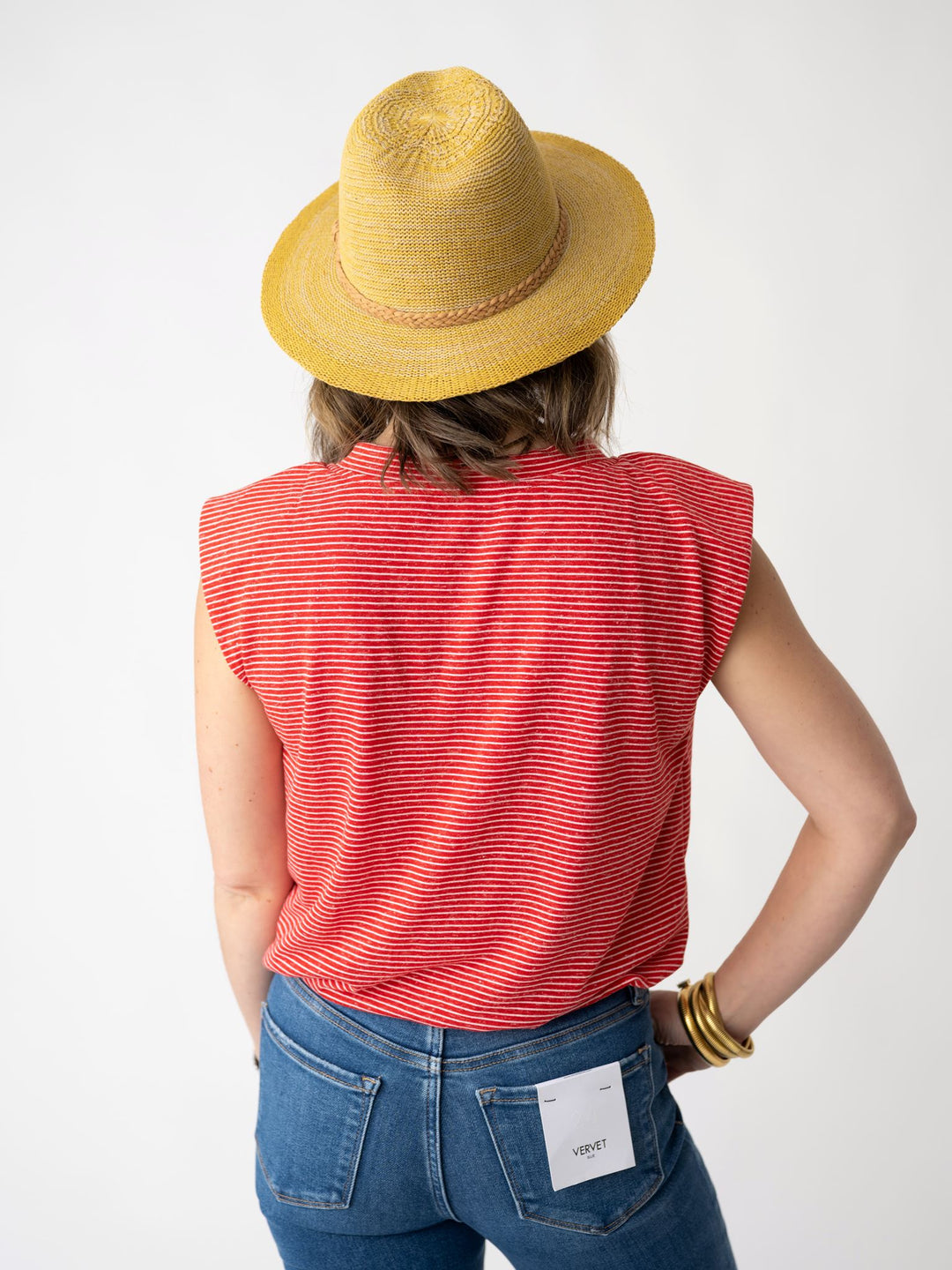 Stripe Theory Sleeveless Shirt
