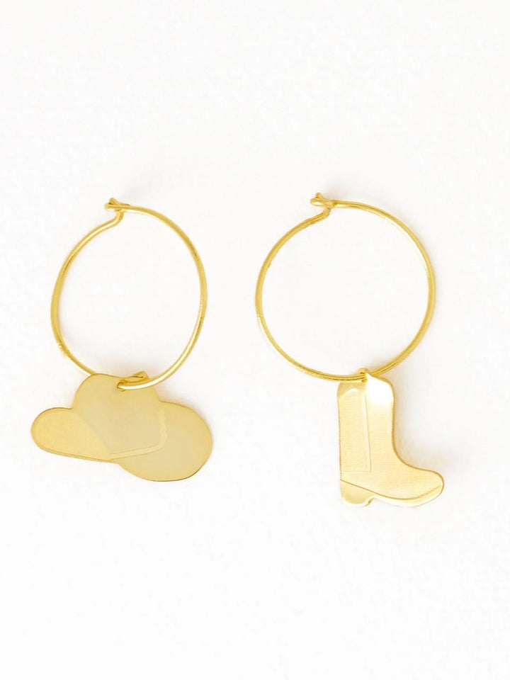 Loretta Western Boot & Hat Earring