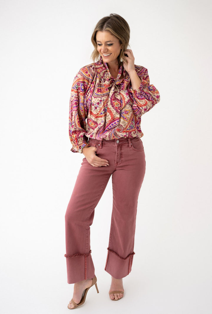 Two Ways to Bloom Blouse