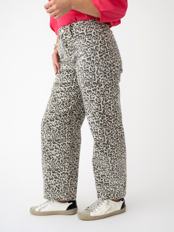 Lovervet High Rise Utility Leopard Barrel