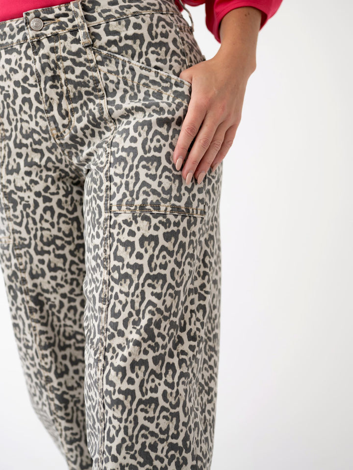 Lovervet High Rise Utility Leopard Barrel