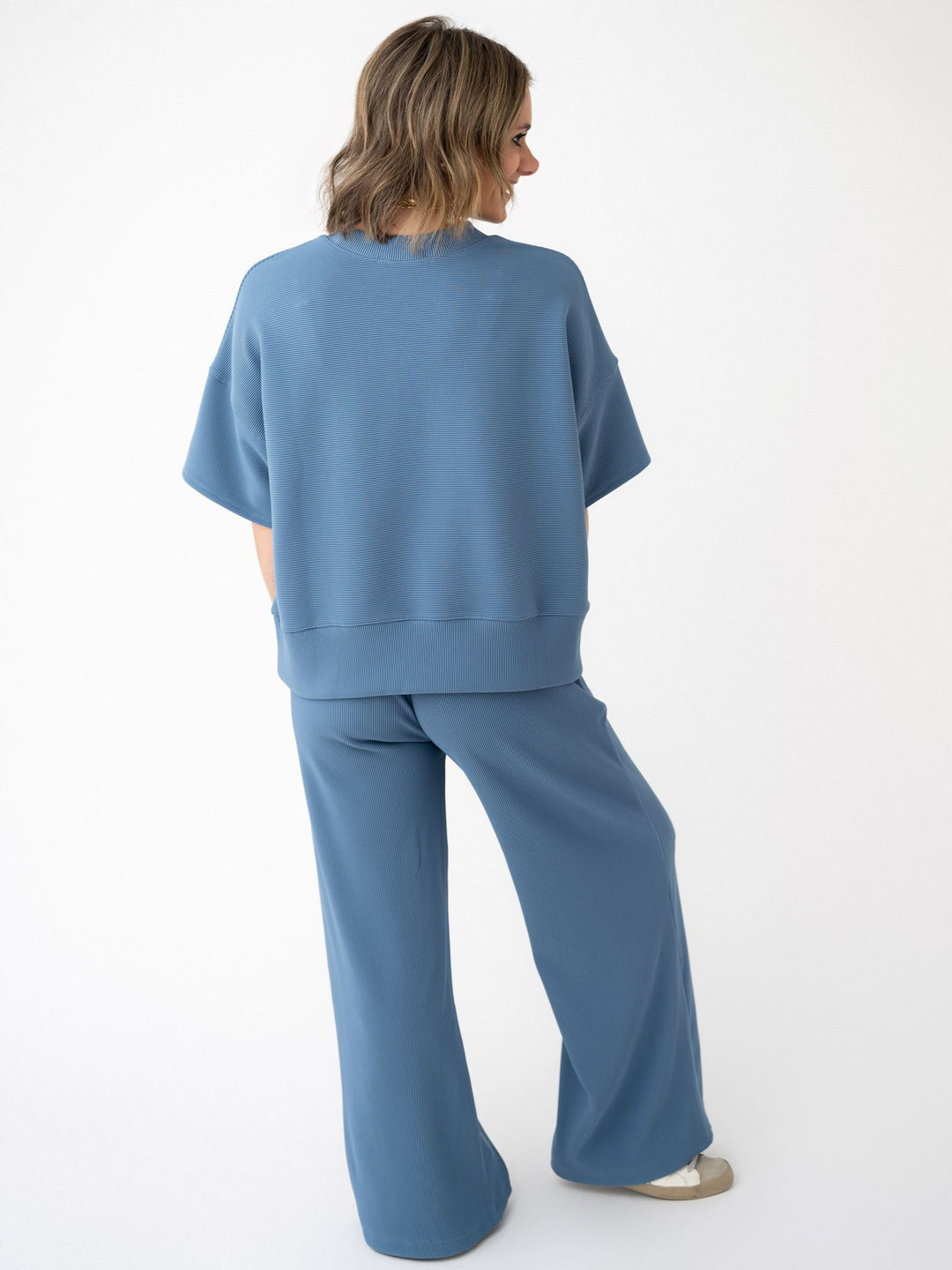 Quiet Essential Ribbed top & Pant Set