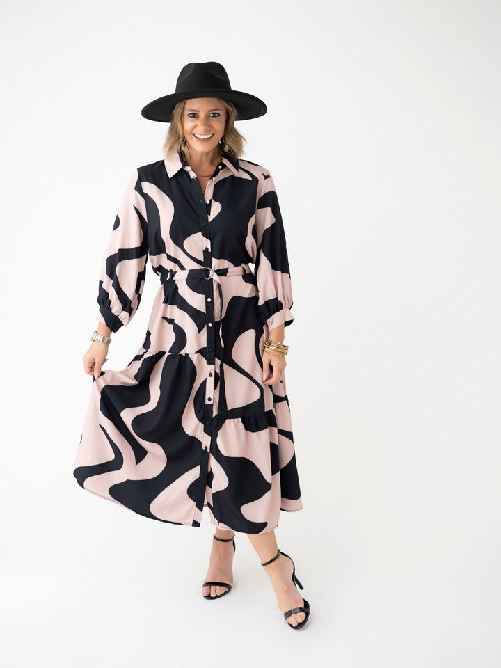 Vivid Grace Printed Maxi