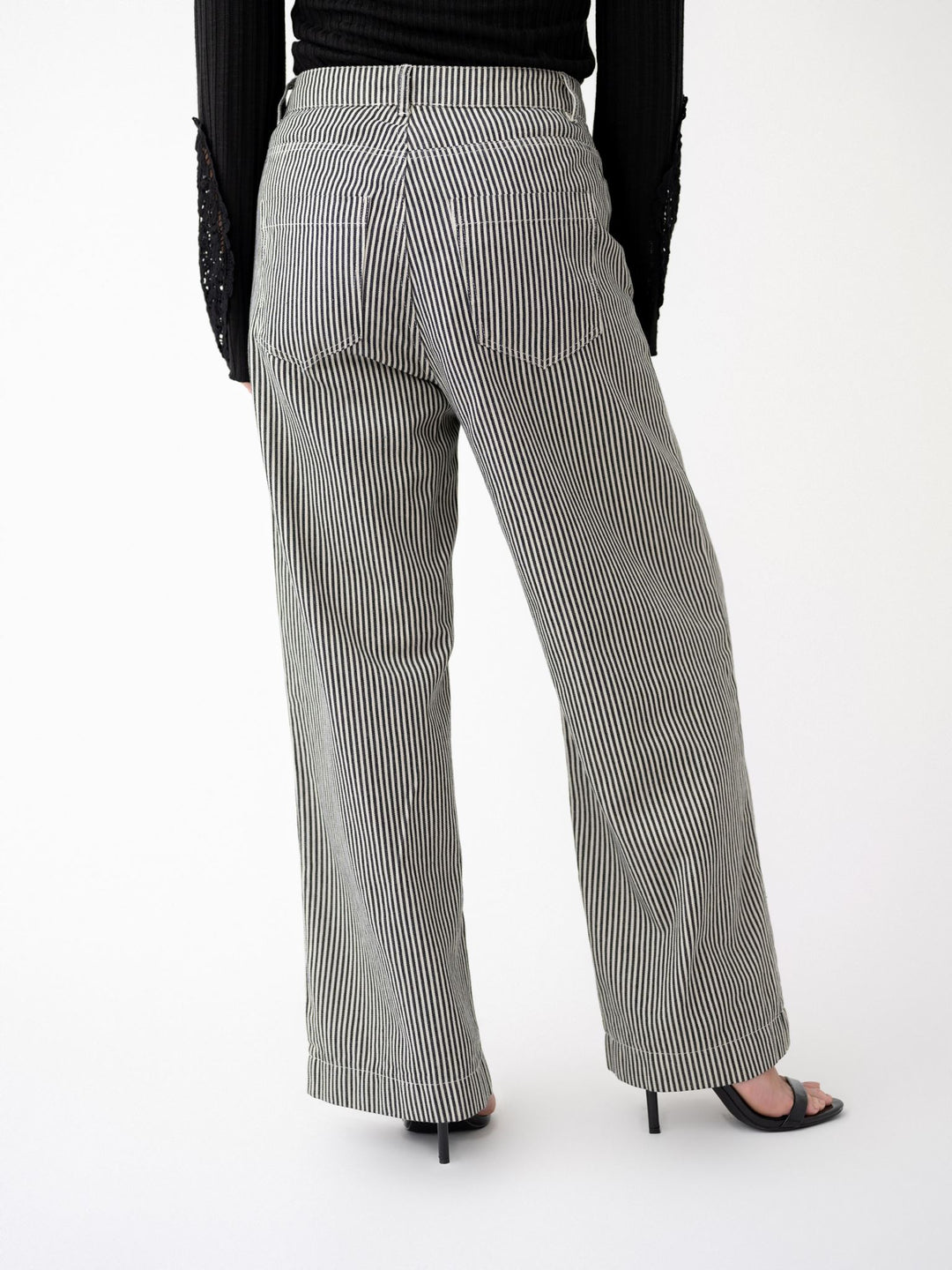 Striped Crush Front Pocket Pant