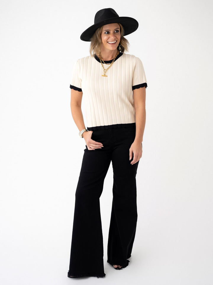 Luxe Contrast Knit