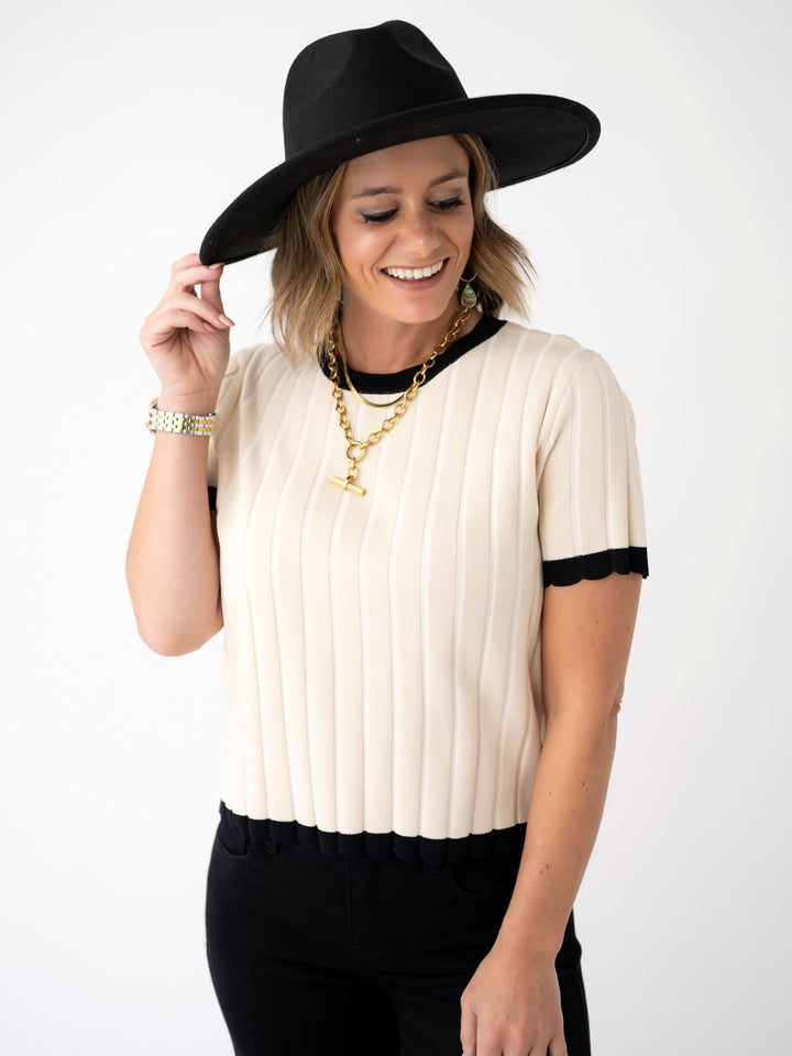 Luxe Contrast Knit