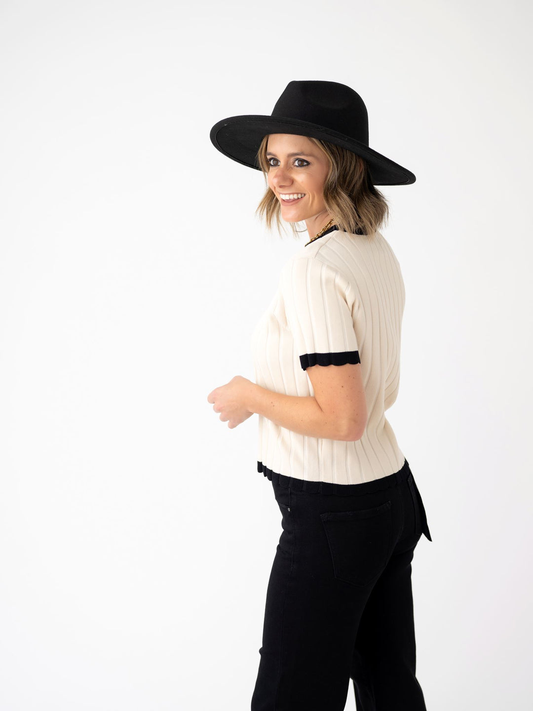 Luxe Contrast Knit