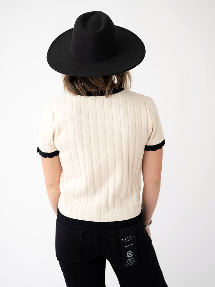 Luxe Contrast Knit