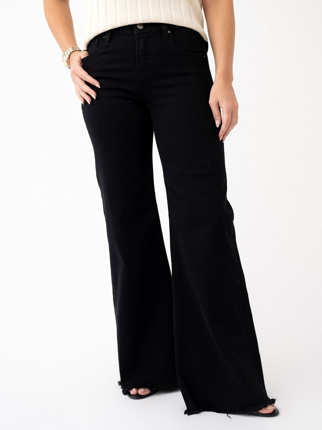 Risen TC High Rise Wide Leg Jeans
