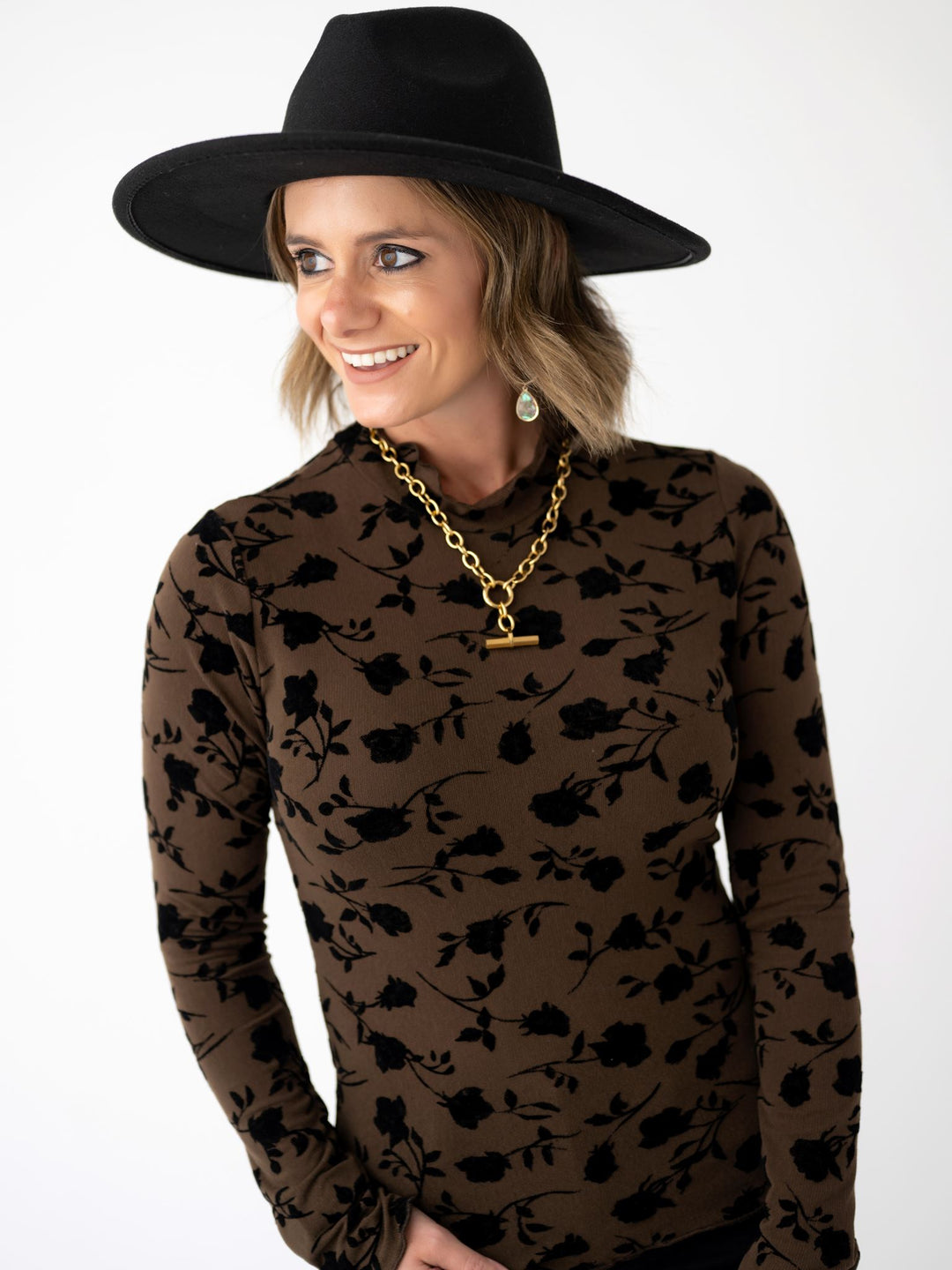 Rose Mock Top