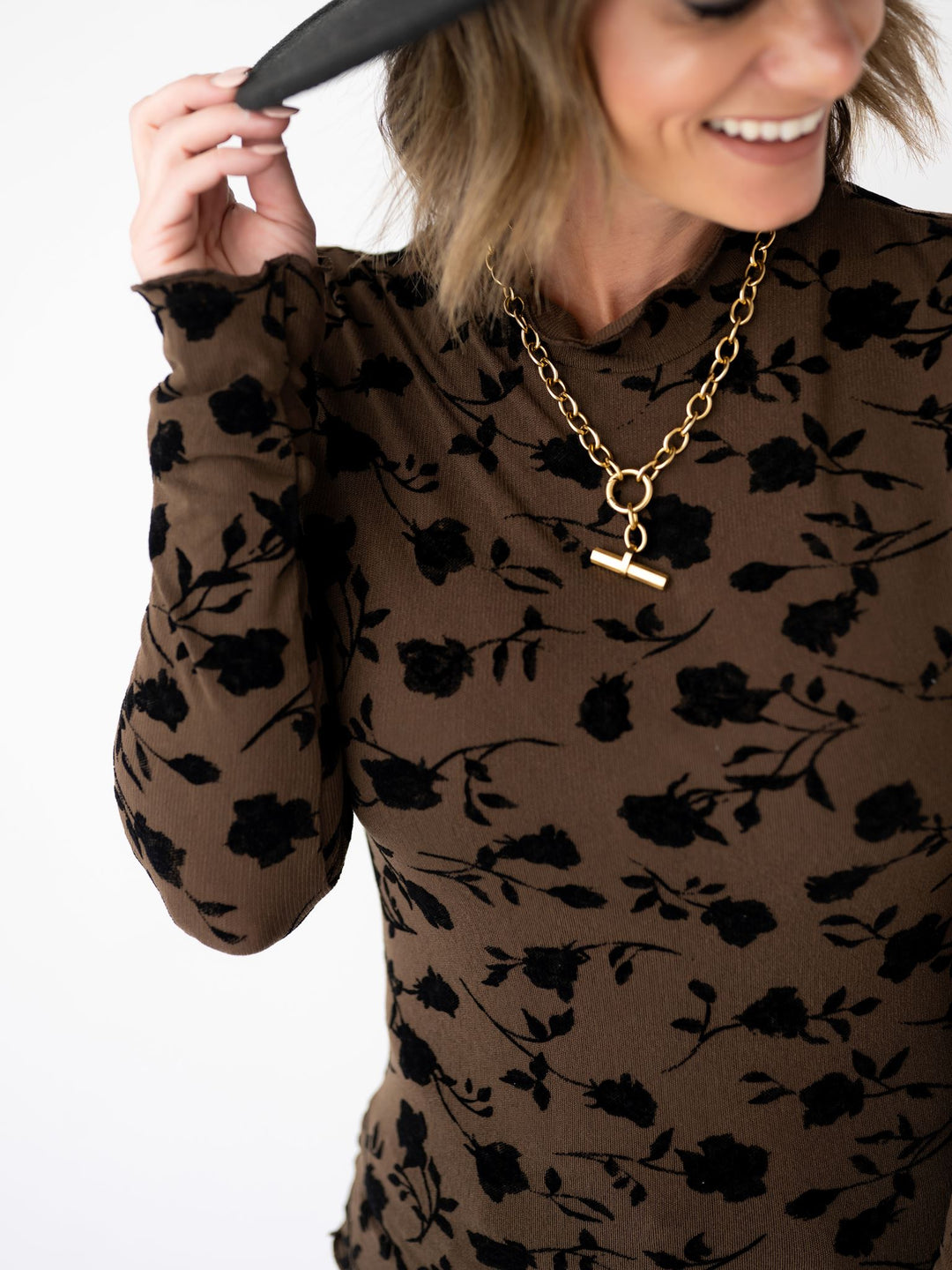 Rose Mock Top