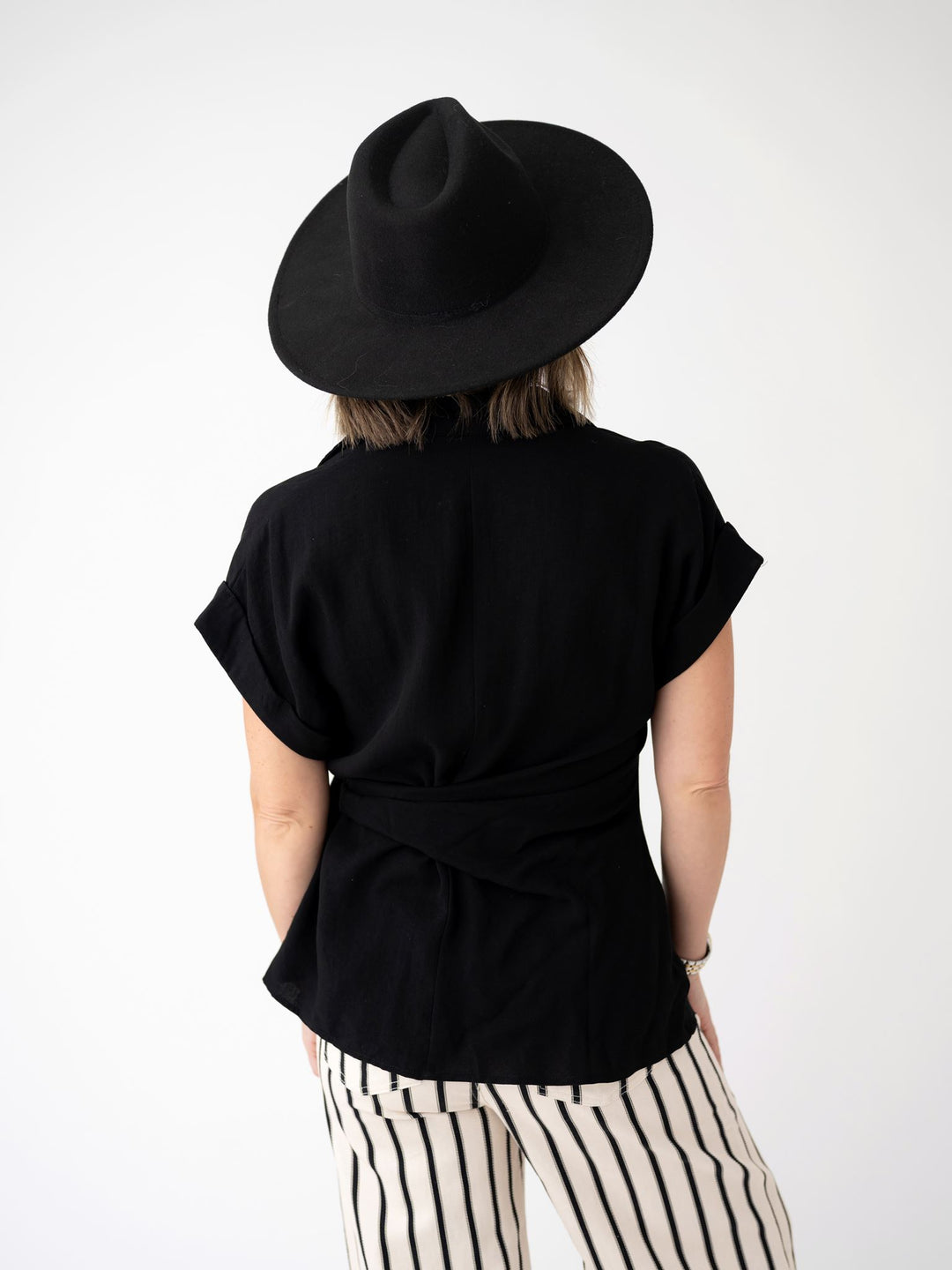 Knot so Basic Knot Front Blouse