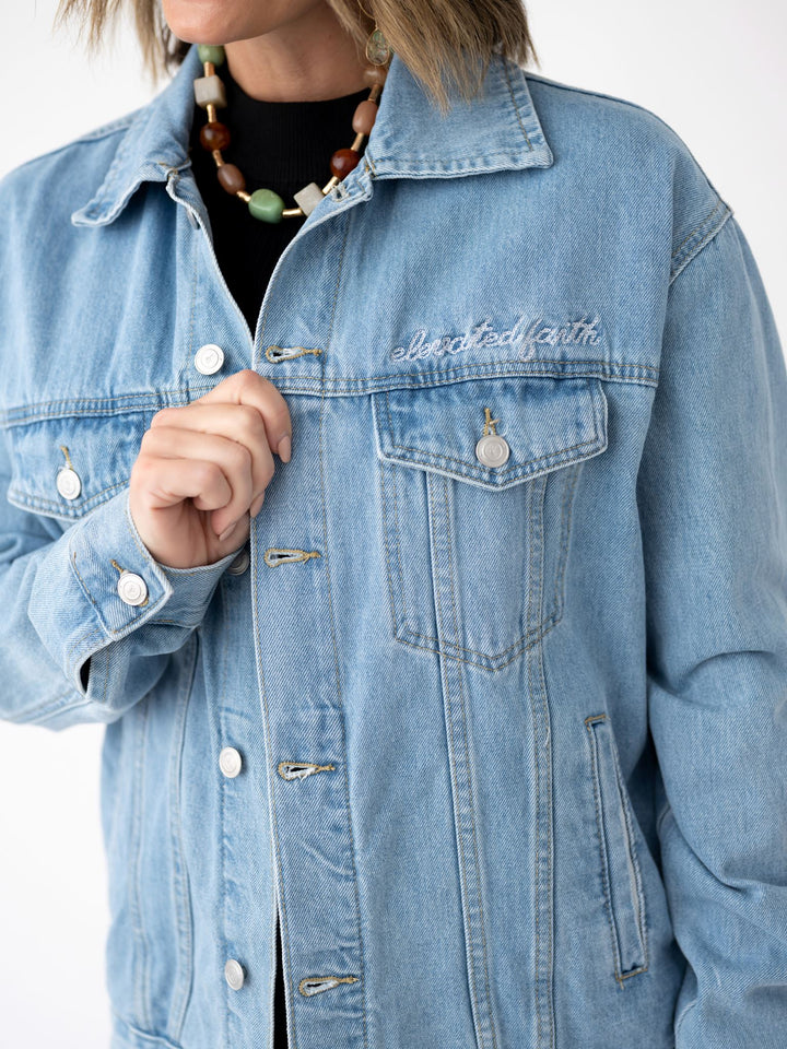 Elevated Faith Denim Jacket