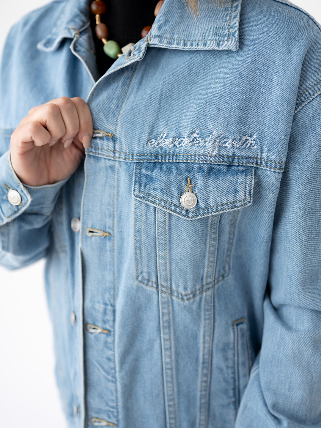 Elevated Faith Denim Jacket