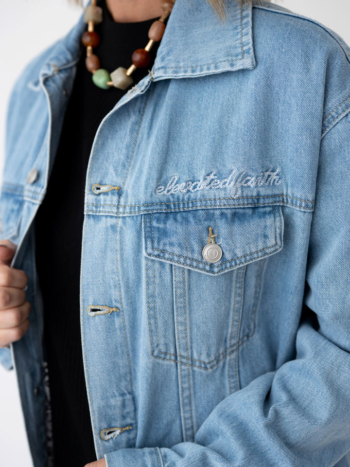 Elevated Faith Denim Jacket