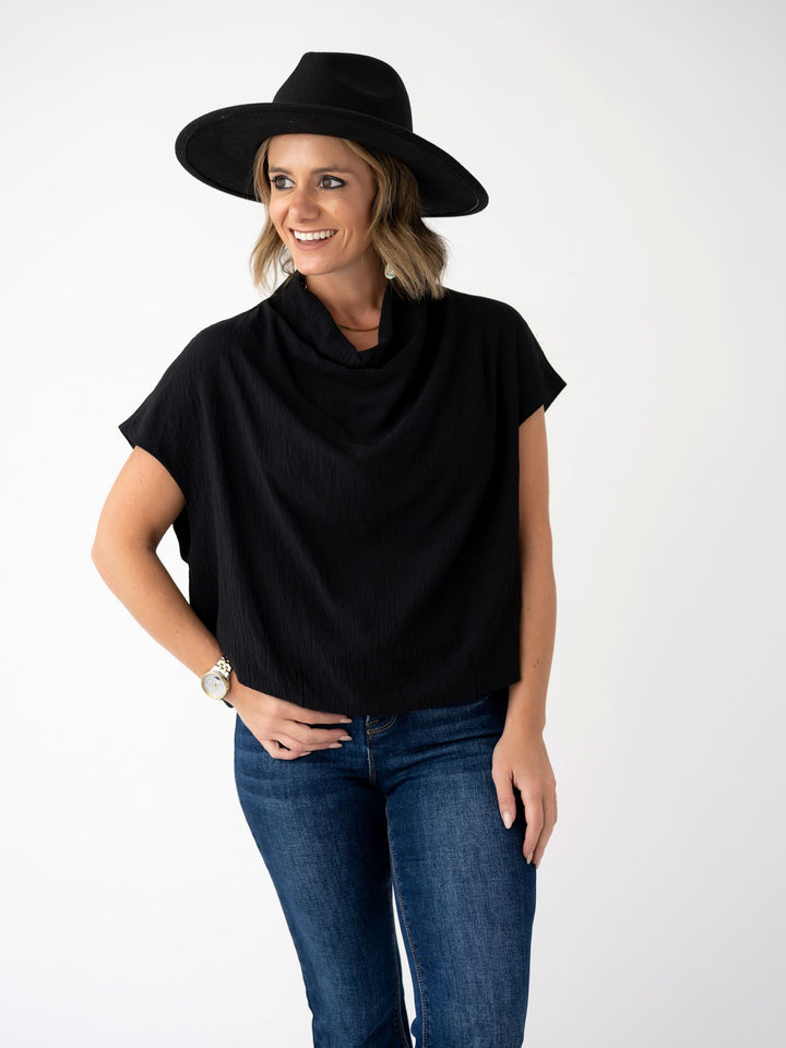 Cove Cap Sleeve Tunic Top