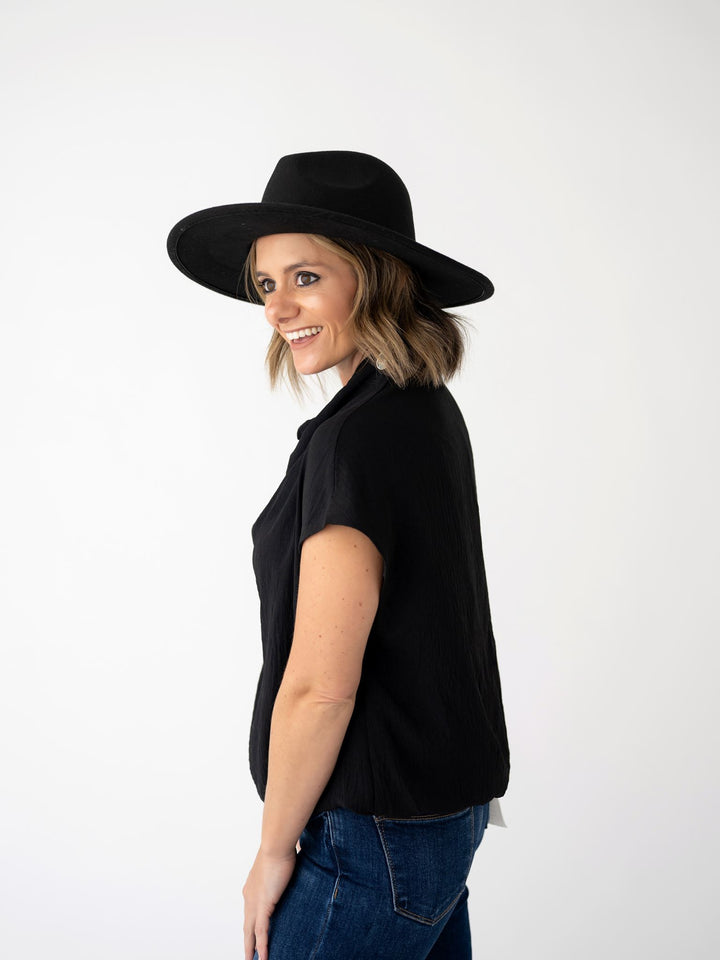 Cove Cap Sleeve Tunic Top