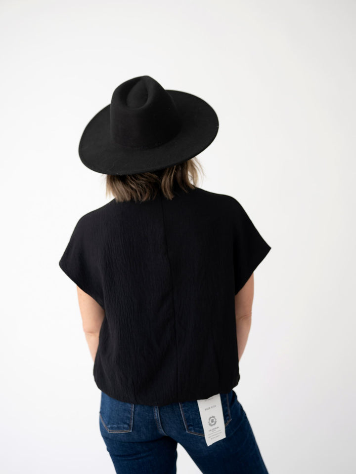 Cove Cap Sleeve Tunic Top