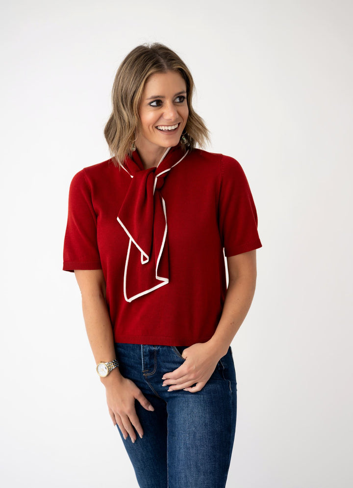 Bows & Bubble Sleeves Blouse