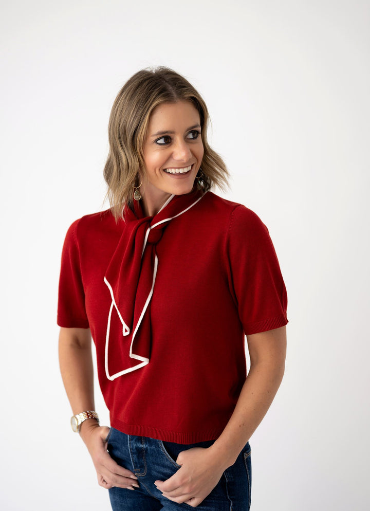 Bows & Bubble Sleeves Blouse