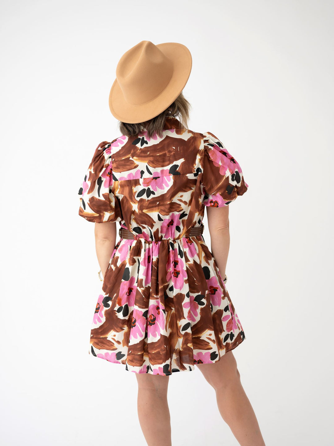 Sugar Bloom Adjustable Waist Dress