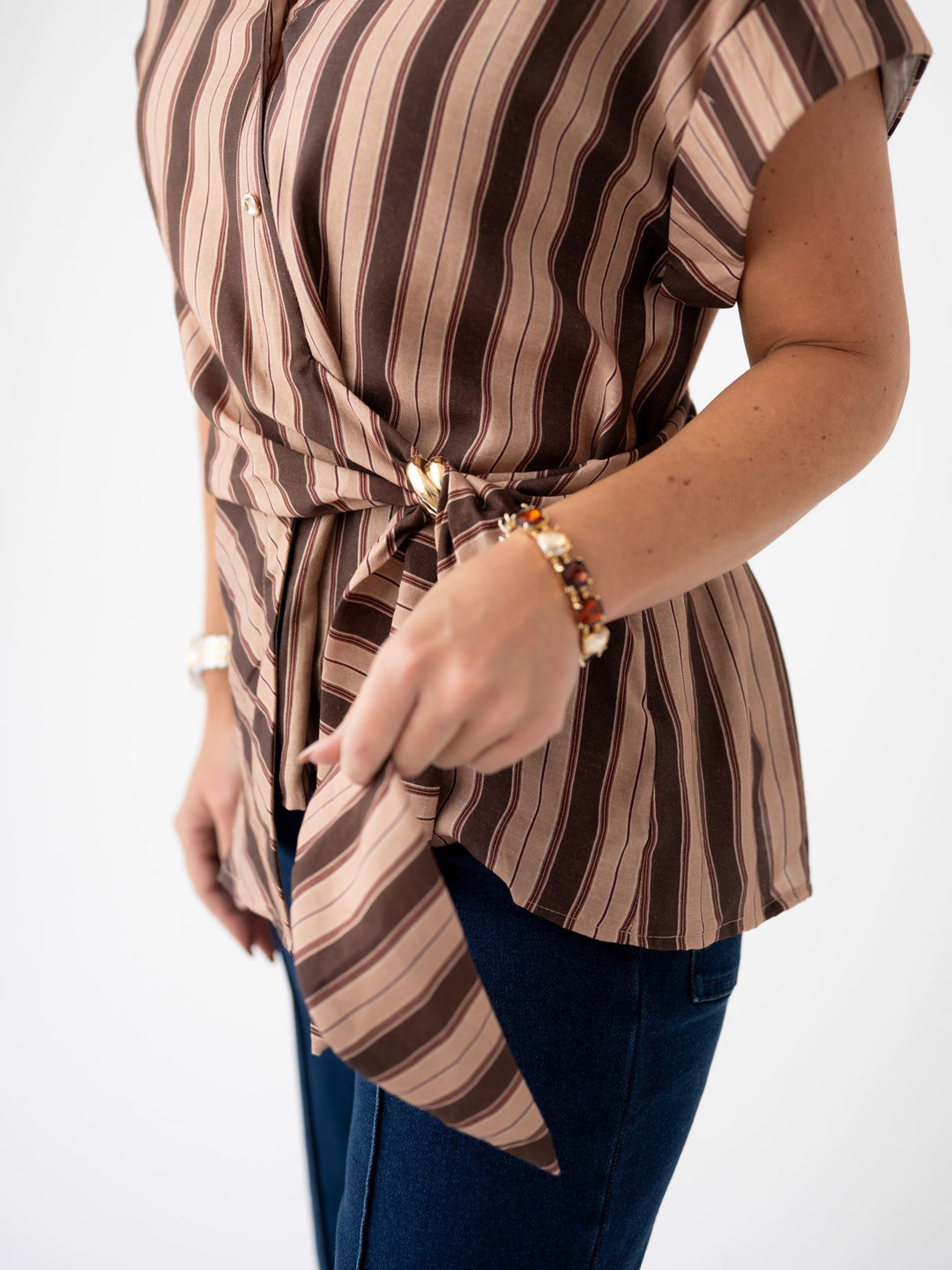 Classic Tie Front Blouse