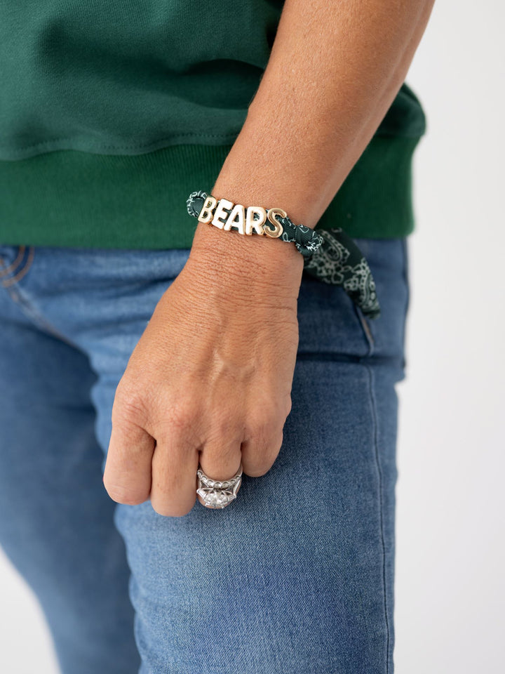 Baylor Bears Bandana Slider Bracelet