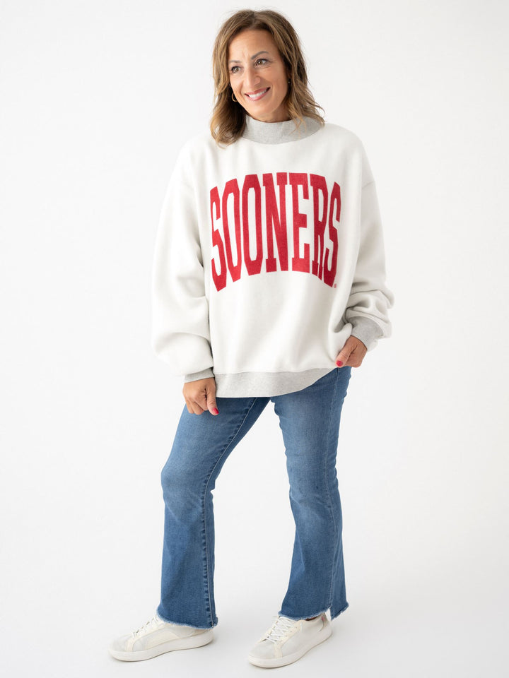 OU Sooners Reversible Mock Neck
