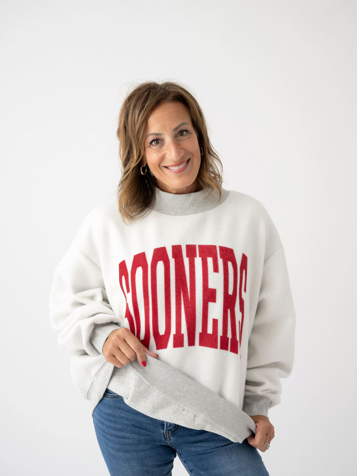 OU Sooners Reversible Mock Neck
