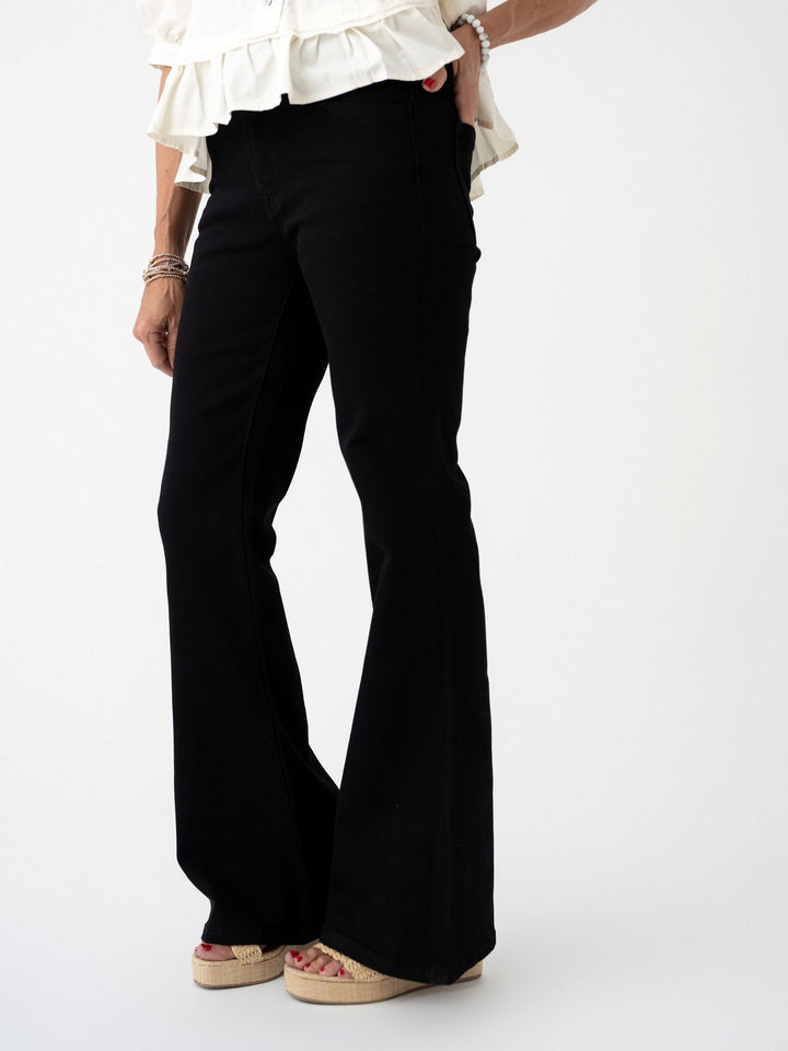 Vervet Mid Rise Seamless Waistband Flare