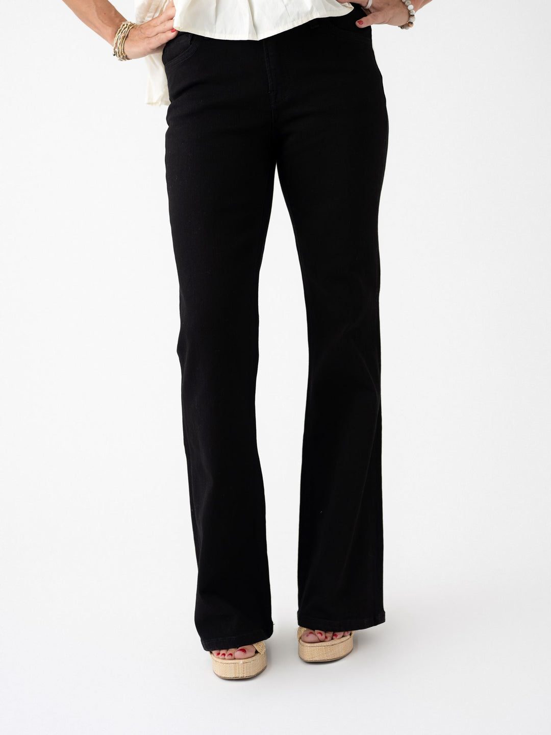 Vervet Mid Rise Seamless Waistband Flare