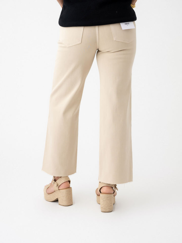 Vervet High Rise Crop Wide Leg Swan