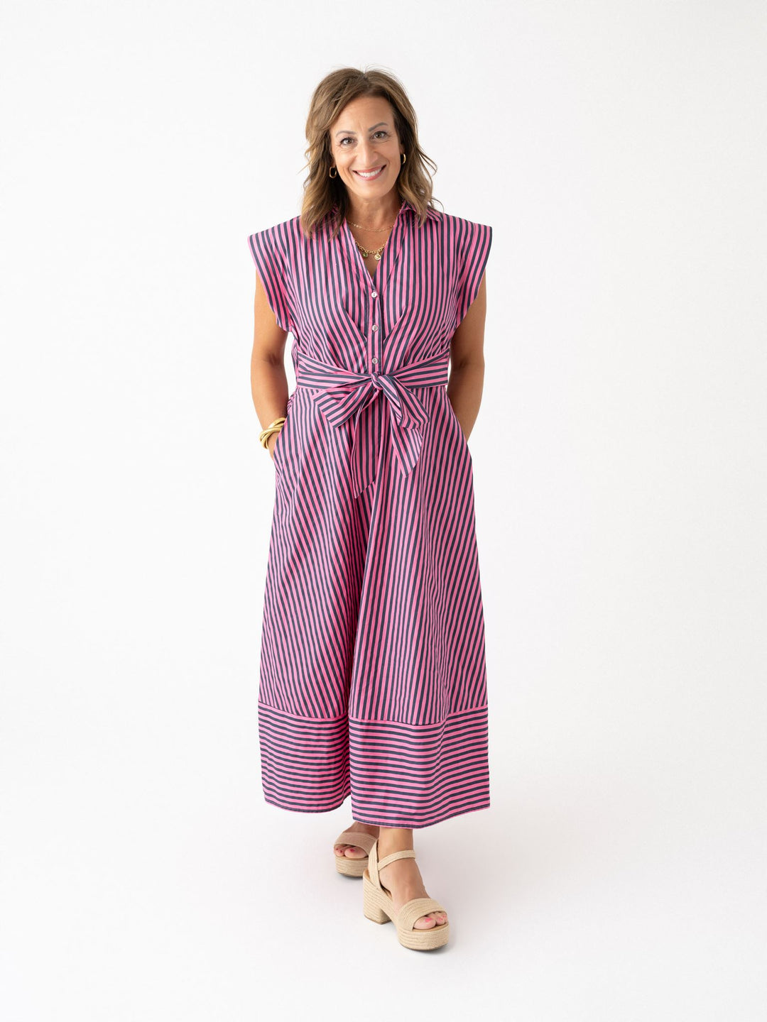 The Downtown Stripe Dress