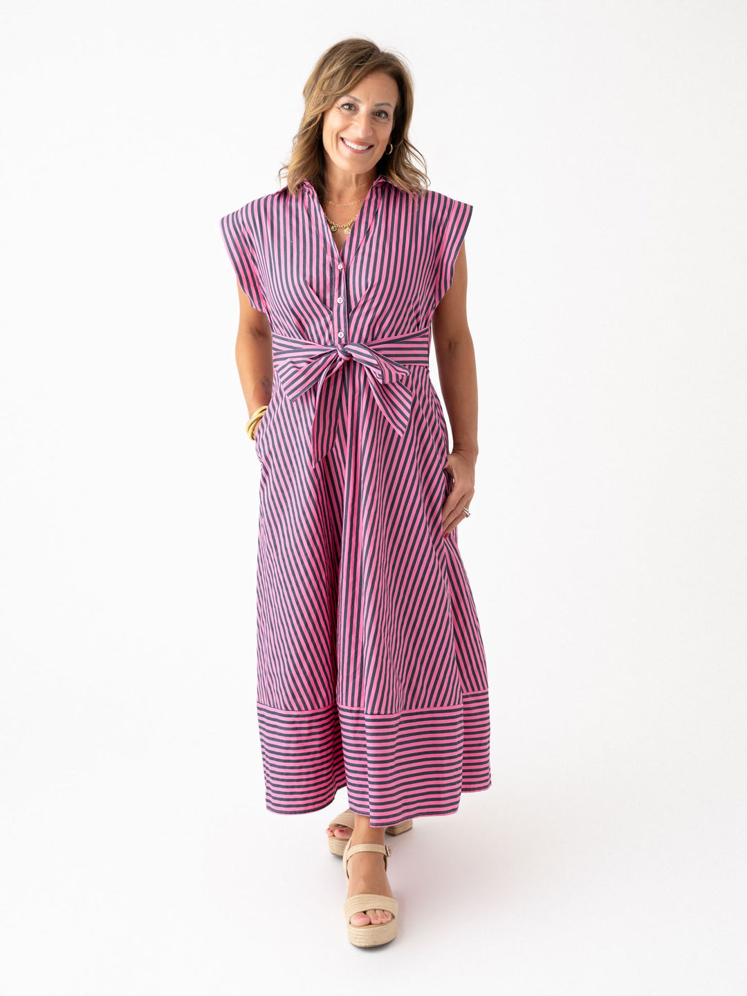 The Downtown Stripe Dress