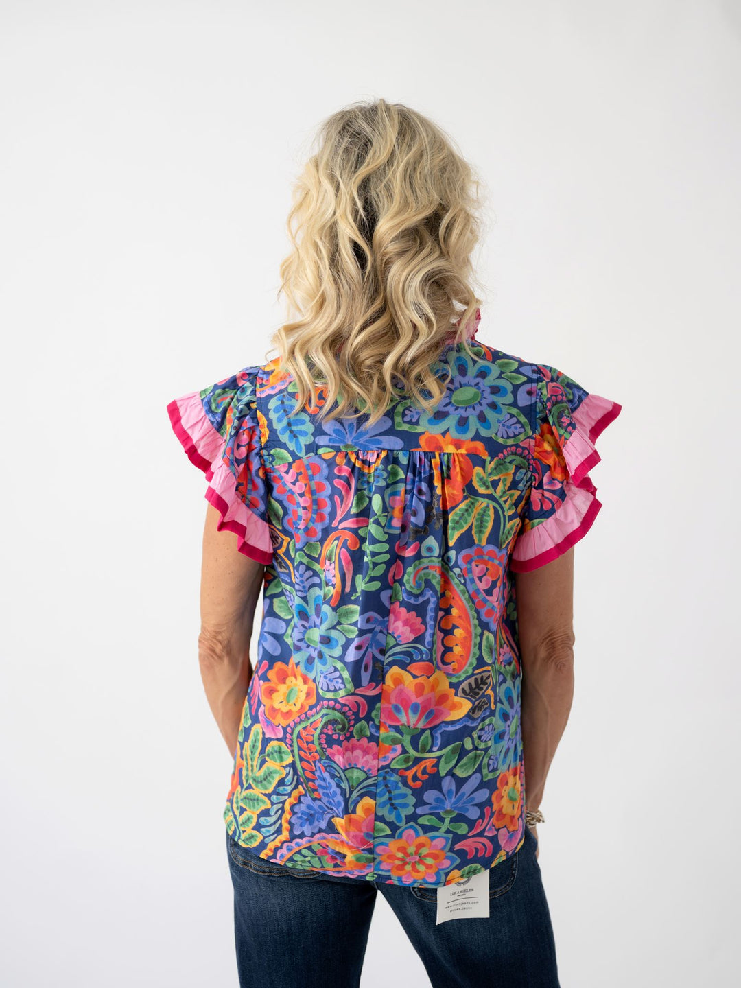 Blooming Garden Ruffle Top