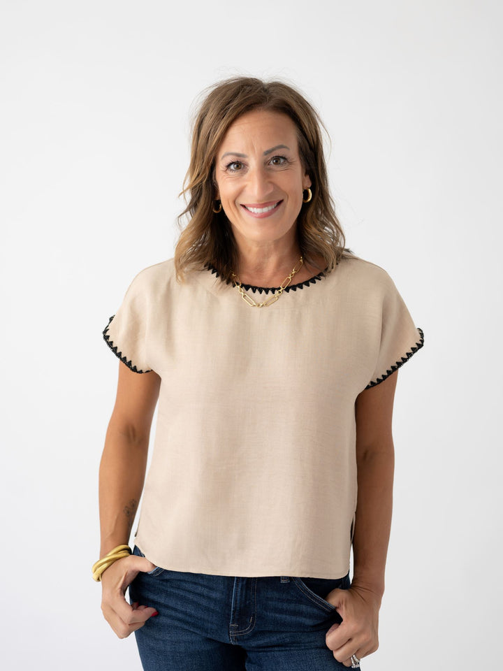 Dust & Thread Stitch Top