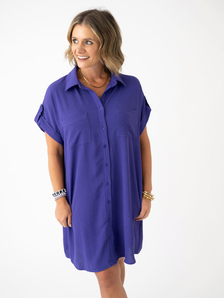 Buttoned Bliss Dress
