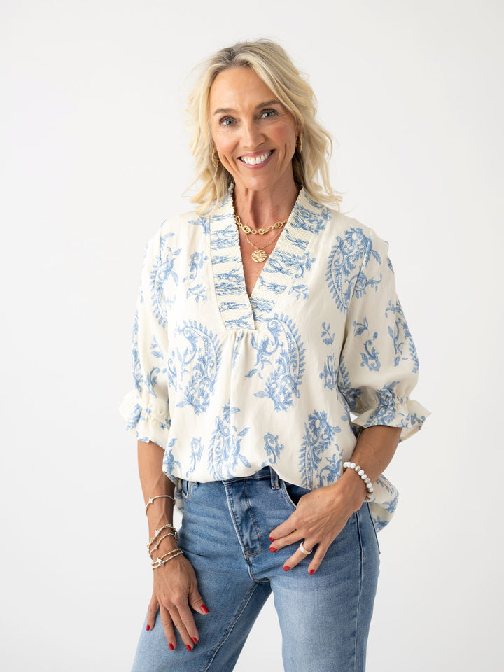 The Amalfi Blouse