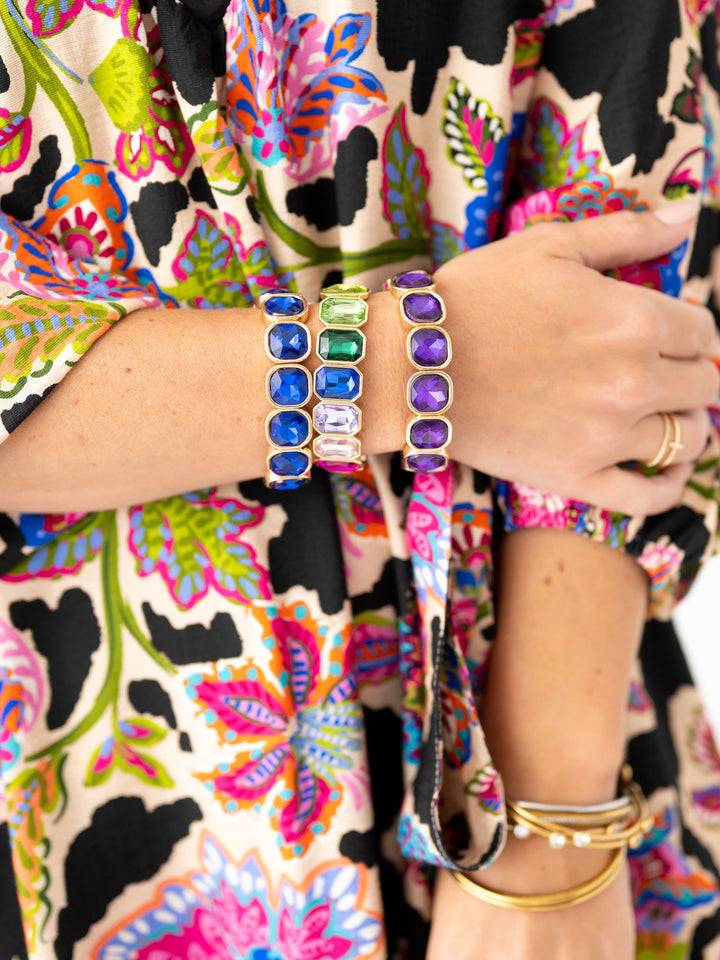 Multicolor Stone Stretch Bracelet